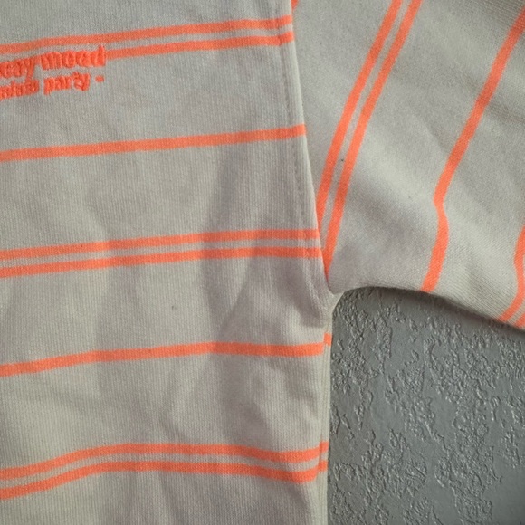 Zara Kids Cream and Orange Striped sweatshirt 2T - Picture 2 of 5